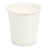 White Paper Hot Cups, 3 oz, 100/Pack