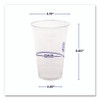 BlueStripe Recycled Content Clear Plastic Cold Drink Cups, 24 oz, 600/Carton