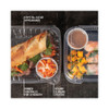 SENSATION SmartLock Hinged Lid Container, 8.34 x 8.24 x 3.05, Clear, Plastic, 200/Carton SENSATION SmartLock Hinged Lid Container, 8.34 x 8.24 x 3.05, Clear, Plastic, 200/Carton