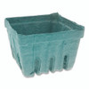 Berigard Molded Fiber Berry Basket, Quart, 5.5 x 5.5 x 3.25, Green, 297/Carton Berigard Molded Fiber Berry Basket, Quart, 5.5 x 5.5 x 3.25, Green, 297/Carton