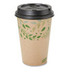 EcoSmart Recycled Hot/Cold Cups, 16 oz, Paper, Kraft/Green, 1,000/Carton