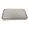 Meat Trays, #17S, 8.5 x 4.69 x 0.64, White, Foam, 500/Carton