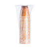 Fusion Escape Foam Hot/Cold Cups, 12 oz, Brown/Black, 1,000/Carton