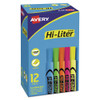 HI-LITER Desk-Style Highlighters, Assorted Ink Colors, Chisel Tip, Assorted Barrel Colors, Dozen