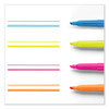 Pocket Style Highlighters, Assorted Ink Colors, Chisel Tip, Assorted Barrel Colors, 5/Set