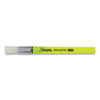Clearview Pen-Style Highlighter, Fluorescent Yellow Ink, Chisel Tip, Yellow/Black/Clear Barrel, 3/Pack