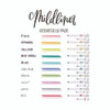 Mildliner Double Ended Highlighter, Assorted Ink Colors, Bold-Chisel/Fine-Bullet Tips, Assorted Barrel Colors, 10/Set