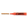 HI-LITER Desk-Style Highlighters, Fluorescent Orange Ink, Chisel Tip, Orange/Black Barrel, Dozen
