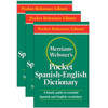 Pocket Spanish-English Dictionary, Paperback, Pack of 3