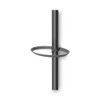 Festival Coat Stand with Umbrella Holder, Five Knobs, 14w x 14d x 73.67h, Black