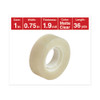 Invisible Tape, 1" Core, 0.75" x 36 yds, Clear