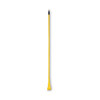 Plastic Jaws Mop Handle for 5 Wide Mop Heads, Aluminum, 1" dia x 60", Yellow