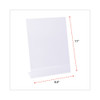 Clear L-Style Freestanding Frame, 8.5 x 11 Insert, 3/Pack