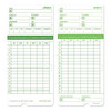 Time Clock Cards for uPunch HN1000/HN3000/HN3600, Two Sides, 7.5 x 3.5, 100/Pack