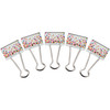 Confetti Binder Clips, Medium, 8 Per Pack, 6 Packs Confetti Binder Clips, Medium, 8 Per Pack, 6 Packs