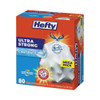 Extra Heavy-Duty Ultra Strong Scented Tall Kitchen Bags, Drawstring, 13 gal, Clean Burst, 23.75" x 24.88", White, 80/Box