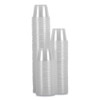 Souffle/Portion Cups, 1 oz, Plastic, Clear, 125/Sleeves, 20 Sleeves/Carton