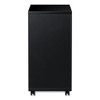 File Pedestal with Full-Length Pull, Left or Right, 2 Legal/Letter-Size File Drawers, Black, 14.96" x 19.29" x 27.75" File Pedestal with Full-Length Pull, Left or Right, 2 Legal/Letter-Size File Drawers, Black, 14.96" x 19.29" x 27.75"