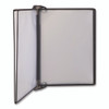 PRO Series Magnetic Wall Reference System, 5 Panels with Black Borders, Black Base