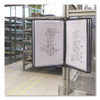 PRO Series Magnetic Wall Reference System, 5 Panels with Black Borders, Black Base
