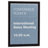 DURAFRAME Sign Holder, 8.5 x 11, Black Frame, 2/Pack