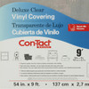 Clear Vinyl Covering, Deluxe, 54" x 9' Clear Vinyl Covering, Deluxe, 54" x 9'