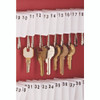Steel Digital Lock Key Cabinet, 60-Key, 13 x 2.6 x 17, Stainless Steel 304, Red Steel Digital Lock Key Cabinet, 60-Key, 13 x 2.6 x 17, Stainless Steel 304, Red