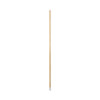 Lie-Flat Screw-In Mop Handle, Lacquered Wood, 1.13" dia x 54", Natural