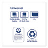 Universal Dinner Napkins, 1-Ply, 17" x 17", 1/4 Fold, White, 4008/Carton