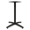 Between Seated-Height X-Base for 30" to 36" Table Tops, 26.18w x 29.57h, Black