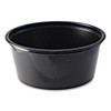 Portion Cups, 3.25 oz, Plastic, Black, 125/Sleeve, 20 Sleeves/Carton
