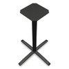 Between Standing-Height X-Base for 42" Table Tops, 32.68w x 41.12h, Black