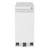 Zip Mobile Pedestal File, 1-Drawer, File, Legal/Letter, White, 10 x 19.88 x 21.75
