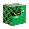 Magic Tape Refill, 3" Core, 0.75" x 72 yds, Clear, 2/Pack