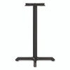 Alera Hospitality Series Single-Column Bases, 27.5" Diameter x 40.38"h, 300 lb Cap, Steel, Black