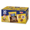 Mini Cookie Snack Packs, Chocolate Chip/MandMs, 1.6 oz Pouch, 30 Pouches/Carton