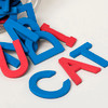 Foam Fun Uppercase Red & Blue Magnet Letters, Set of 112