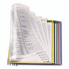 Wall-Mount Display with Foldfive Expansion Pockets, 10 Panels with Assorted Borders
