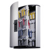 Locking Key Cabinet, 72-Key, Brushed Aluminum, Silver, 11.75 x 4.63 x 15.75 Locking Key Cabinet, 72-Key, Brushed Aluminum, Silver, 11.75 x 4.63 x 15.75