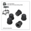 Task Master Tubular Base Inserts, Black, 5/Set Task Master Tubular Base Inserts, Black, 5/Set