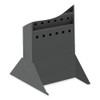 Steel Base for Magazine Rack, 10w x 14d x 5.25h, Black