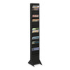 Steel Base for Magazine Rack, 10w x 14d x 5.25h, Black