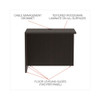 Alera Valencia Series Reversible Return/Bridge Shell, 35w x 23.63d x 29.5h, Espresso