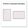 Poster Frame, Aluminum, 17 x 11 Insert, Silver