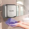 Hemlock Commercial 220V Automatic Hand Dryer, 6.68 x 11.41 x 12.31, Stainless Steel, Silver