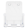 DocuHolder for Countertop/Wall-Mount, Magazine, 9.25w x 3.75d x 10.75h, Clear
