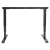 Alera AdaptivErgo Sit-Stand 3-Stage Electric Height-Adjustable Table Base w/Memory Control, 48.06 x 24.35 x 25 to 50.7,Black