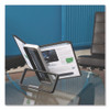 VEO Desktop Reference System, 10 Panels with Black Borders, Black Base