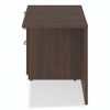 Alera Seville Series Desk Return with Pedestal, Left, 48" x 24" x 29", Mahogany