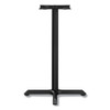 Alera Hospitality Series Single-Column Bases, 27.5" Diameter, 28.5"h, 300 lb Cap, Steel, Black